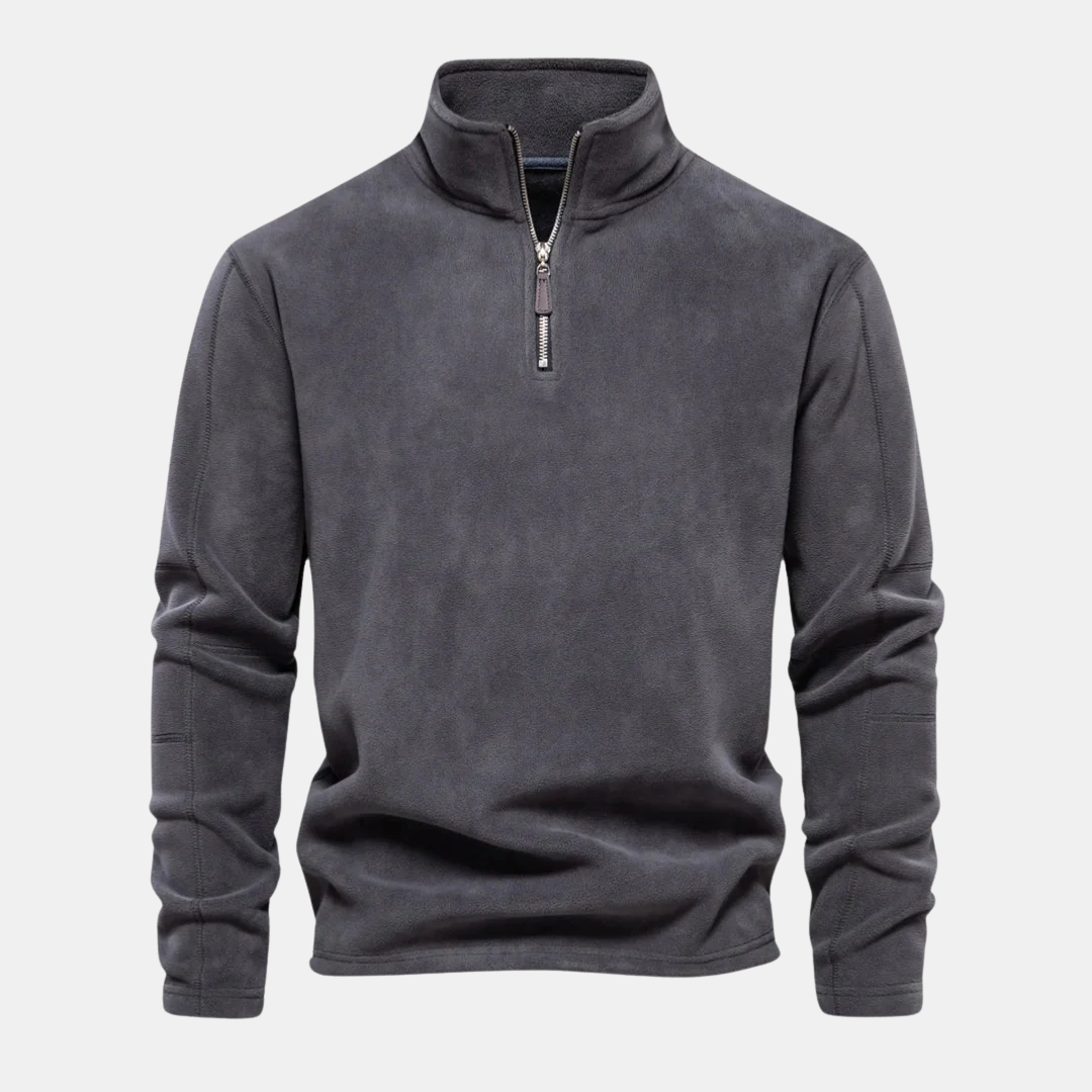 Leo Pullover Con Zip Classico