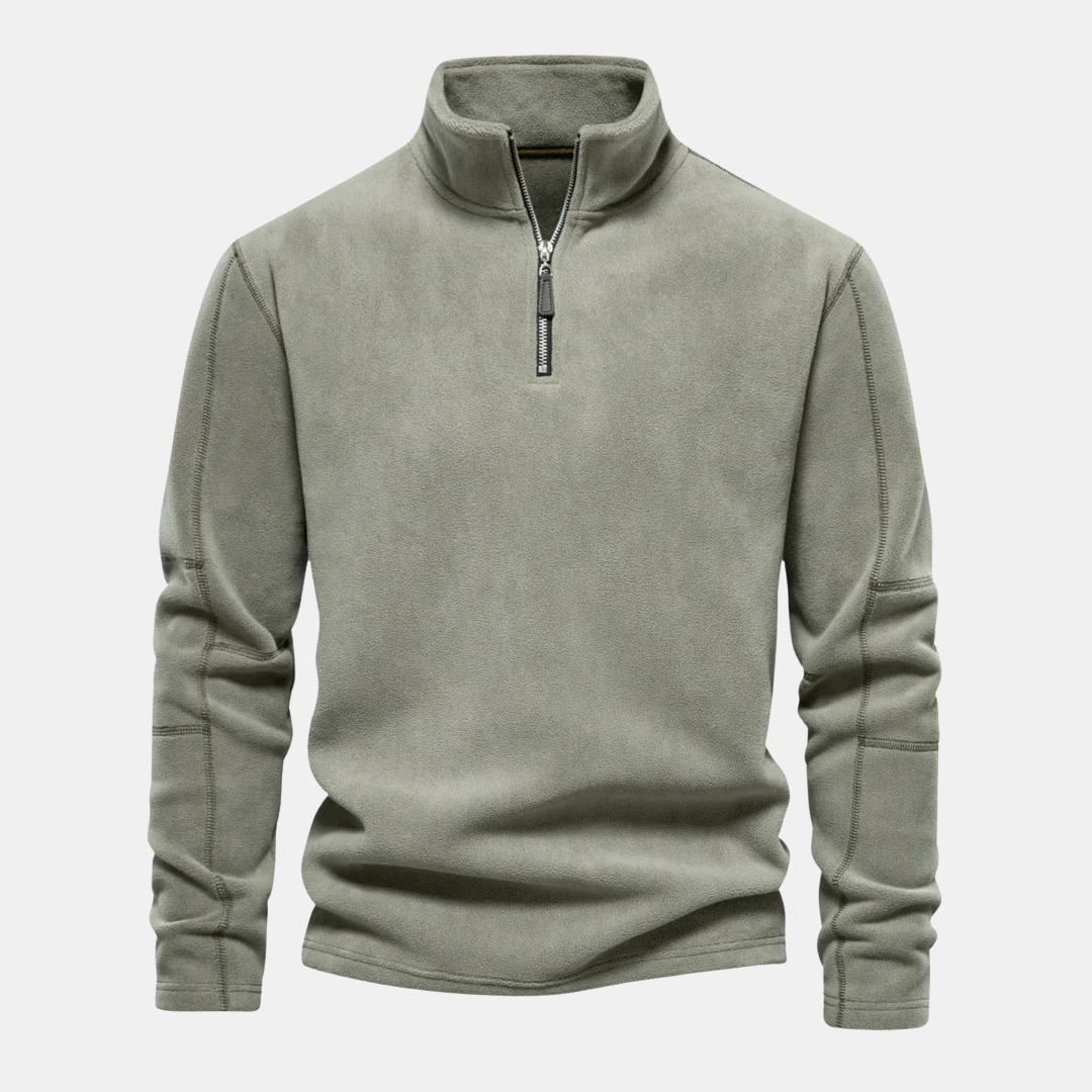 Leo Pullover Con Zip Classico