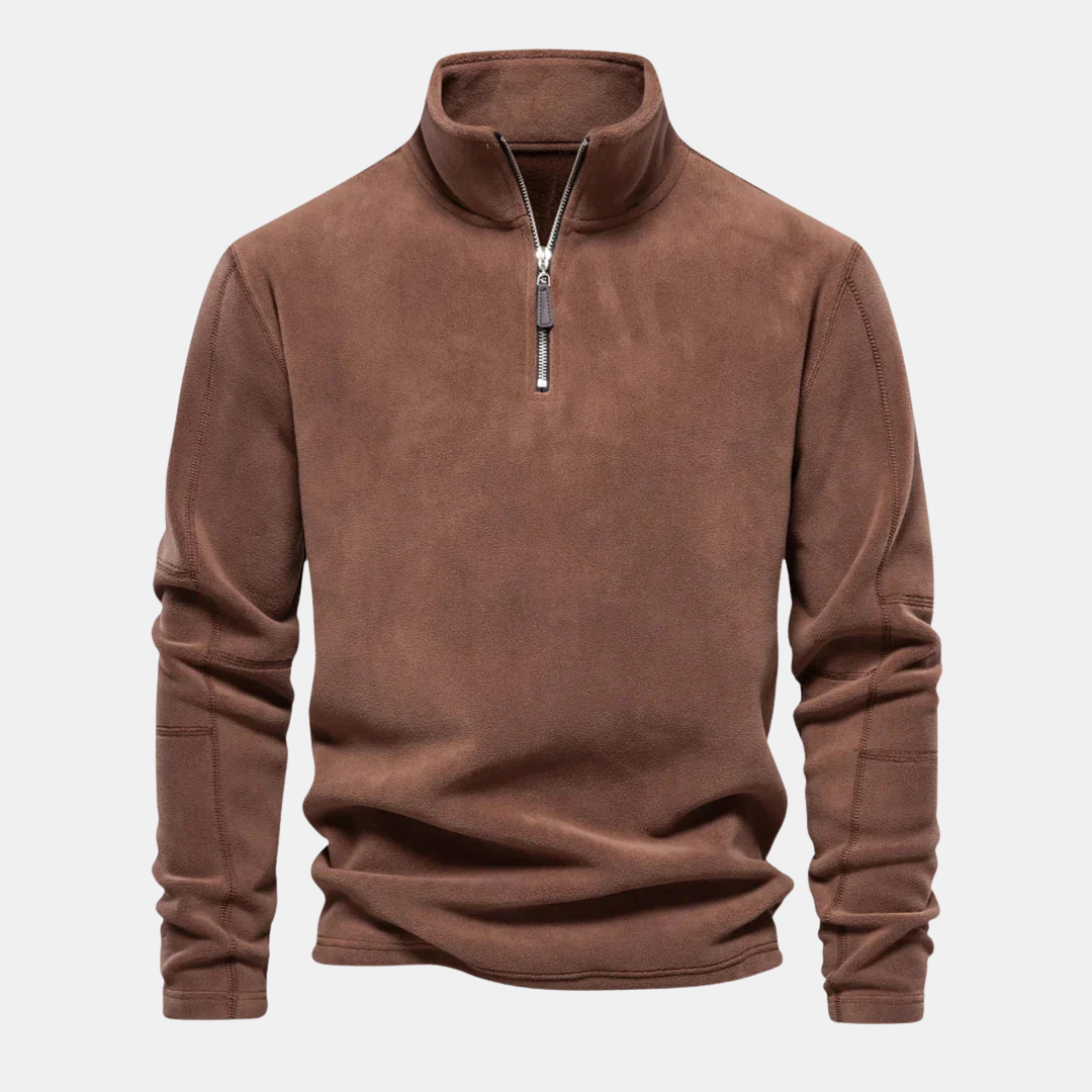 Leo Pullover Con Zip Classico