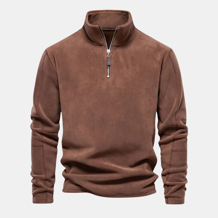 Leo Pullover Con Zip Classico