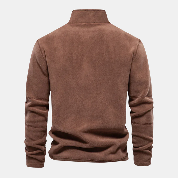 Leo Pullover Con Zip Classico