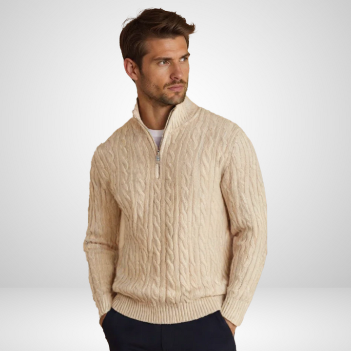 Alessandro Pullover Elegante con Zip