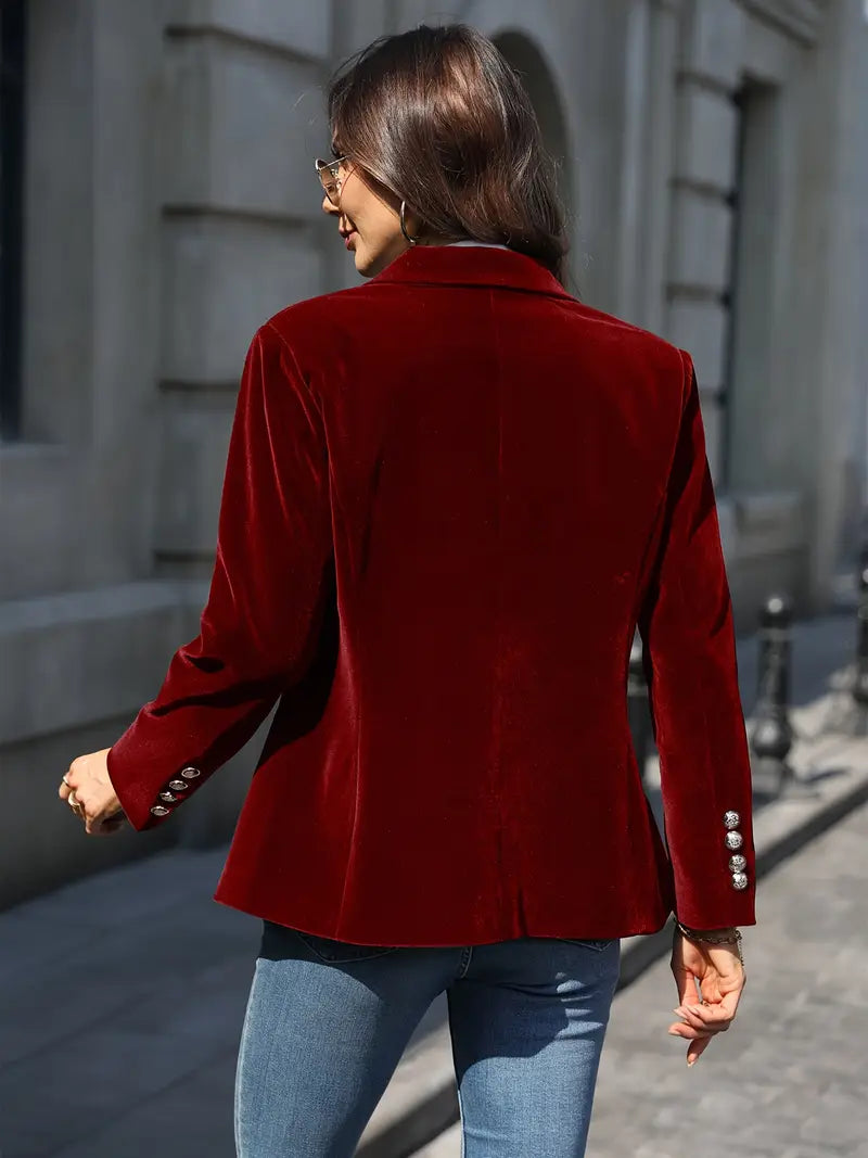 Blazer in Velluto Elegante