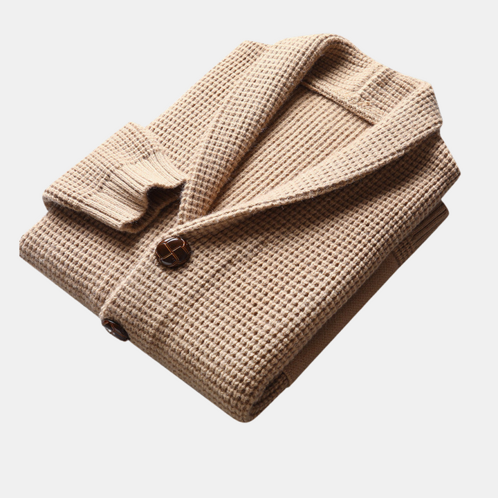 HAMPTON | Cardigan in Lana Spliced