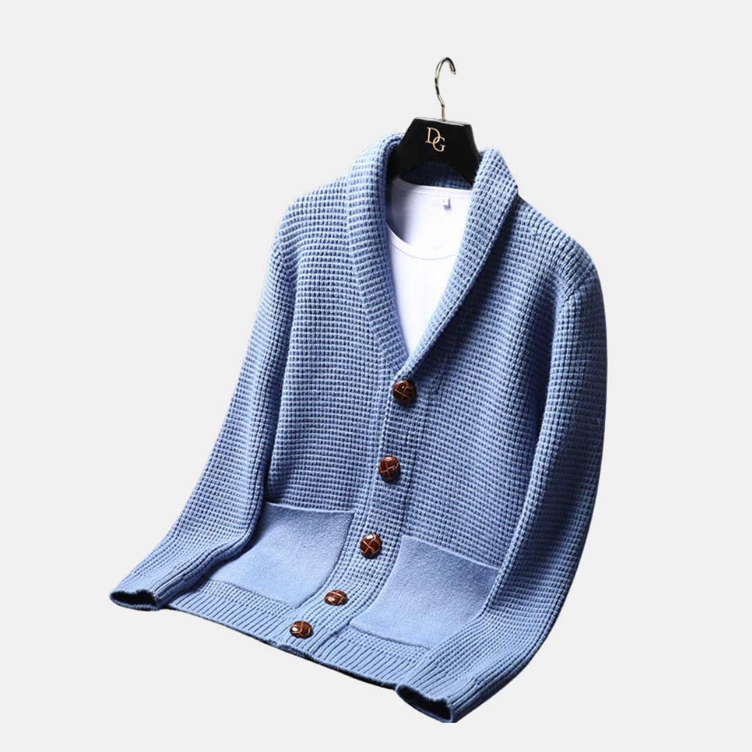 HAMPTON | Cardigan in Lana Spliced