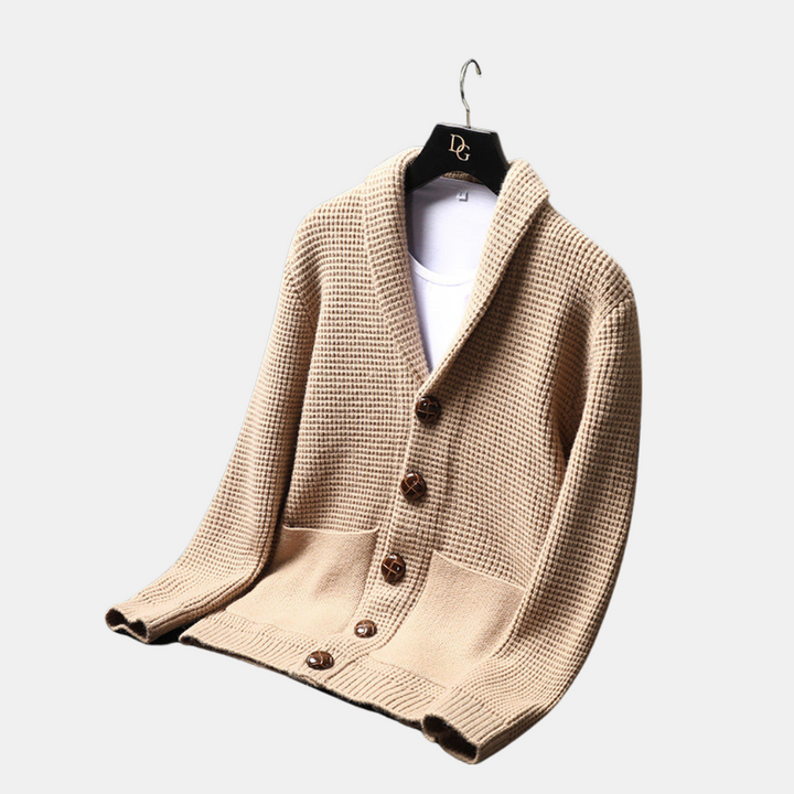 HAMPTON | Cardigan in Lana Spliced